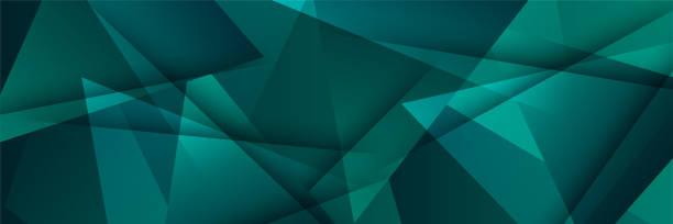 istock Modern abstract dark green orange banner background. Vector abstract graphic design banner pattern background template. 1407285883