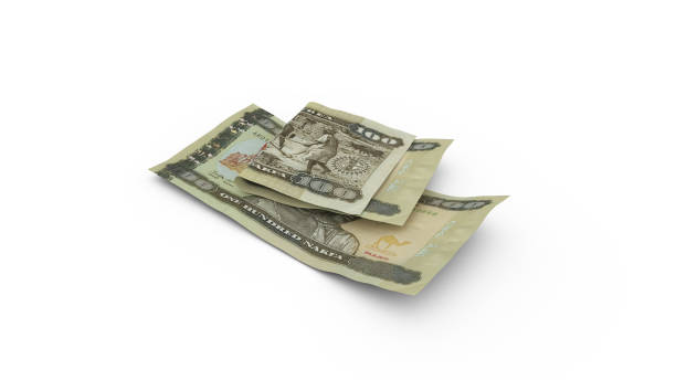 istock 3D rendering of Double 100 Eritrean nakfa notes isolated on white background 1407286108