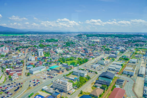 istock Akita City landscape from Serion (Akita City Port Tower) 1407298959