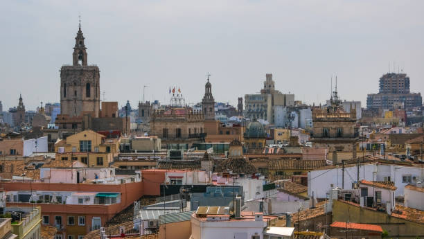 istock Panoramic view of old town of Valencia 1407309337