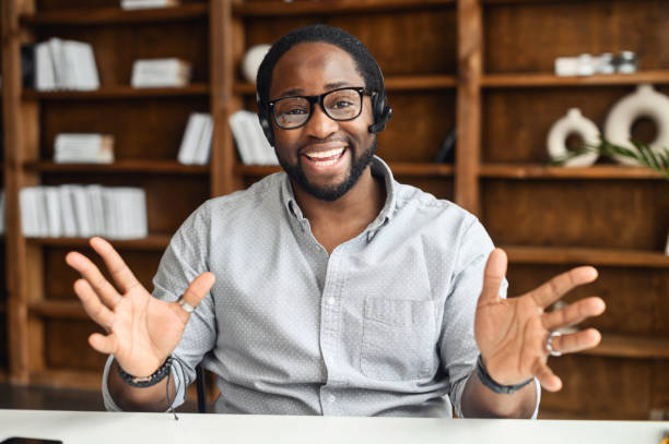 istock Happy African-American call center representative 1407309720