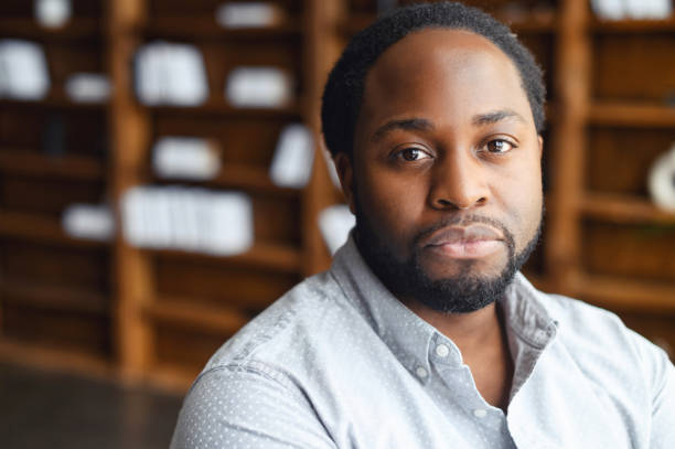 istock Serious African American man looking at the camera 1407309752