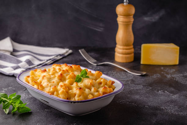 istock American mac and cheese, macaroni pasta in cheesy sauce 1407311267