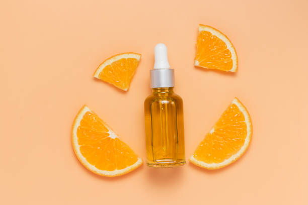 istock Glass bottle of face serum 1407315787