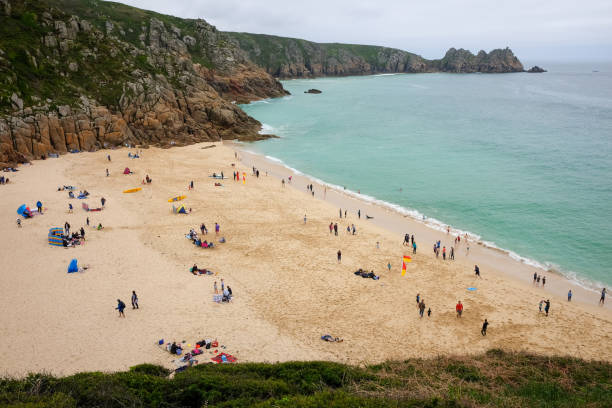 istock Beautiful beach in Cornwall of the UK 1407327087