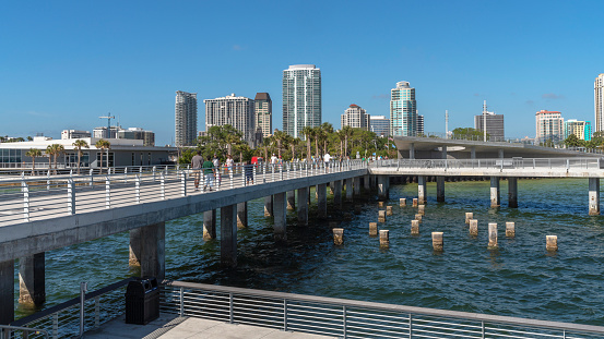 Saint Petersburg, Florida - the major tourist destination in the Tampa Bay region.