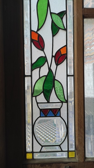 Windows art glass for house
