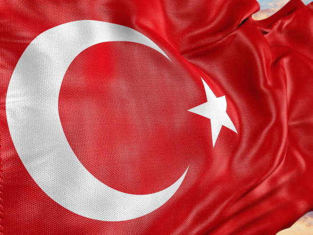 istock turkey flag, turkish state and waving flag 1407332665
