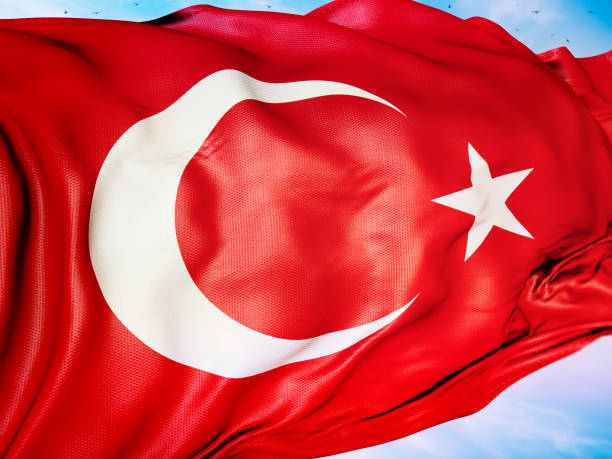 istock turkey flag, turkish state and waving flag 1407333308