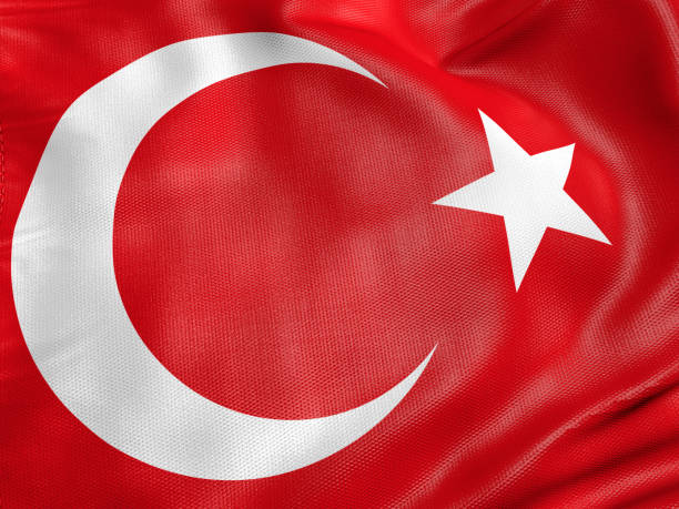 istock turkey flag, turkish state and waving flag 1407333419