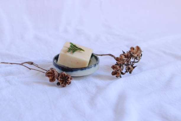 istock Handmade vegan soap bar 1407335828