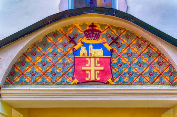 istock Traditional decorative detail at buildings. 1407346528