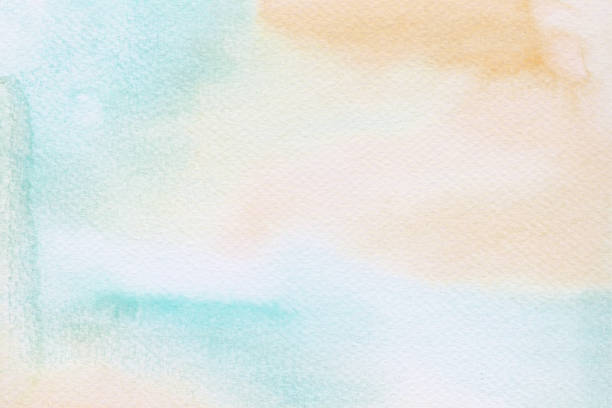 パステルトーンの水彩色のテクスチャの背景 - 紙に水彩点のイラスト素材／クリップアート素材／マンガ素材／アイコン素材