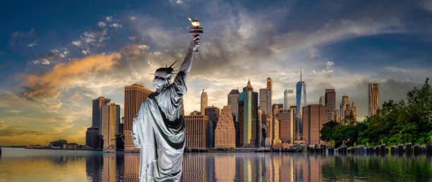istock Statue of Liberty Manhattan New York 1407361307