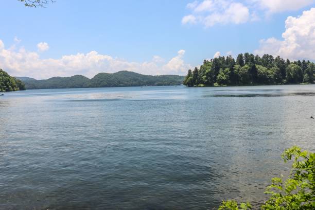 istock View of very clean water in a lake 1407362375