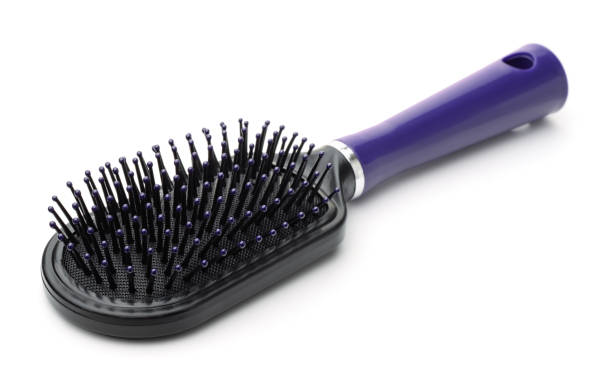 istock Plastic hair brush 1407368060