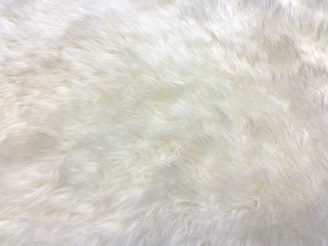 White softness fur textile background
