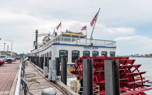 New Orleans, LA, USA - June 28, 2022: Steamboat \