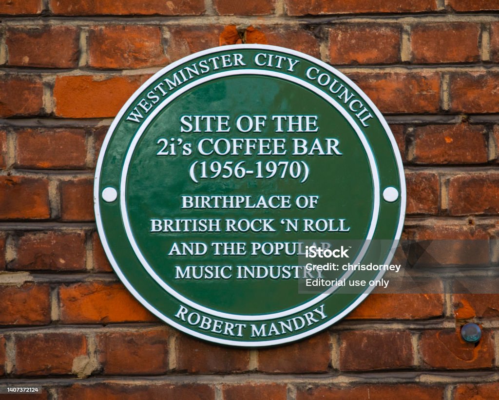 Plaque For The 2is Coffee Bar In Soho London Uk Stock Photo Download
