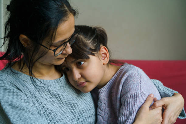 istock Oving young mother embracing smiling cute funny kid 1407373321
