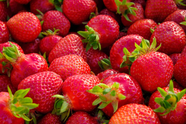istock Strawberries background. Strawberry. Food background. 1407375549