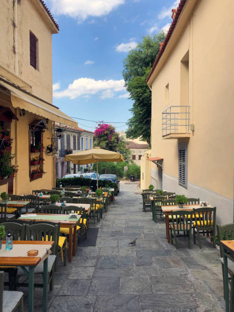 istock Street cafe in Athens 1407379438