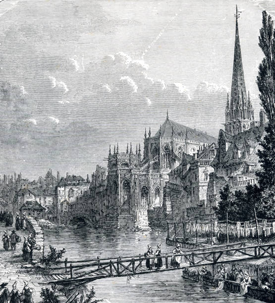 istock Caen, France in 19th Century 1407385619