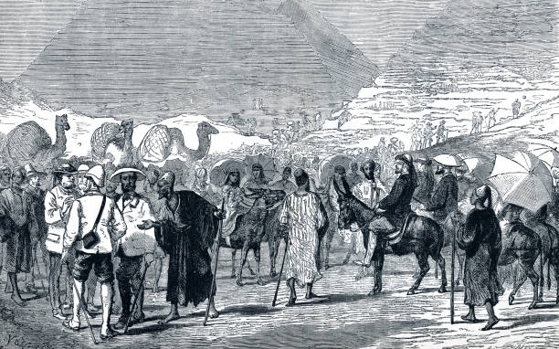 istock British Prince of Wales Edward VII visits the Cairo Pyramids in Egypt 1407385668