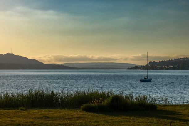 istock Sunset light over Lake Zurich 1407390809