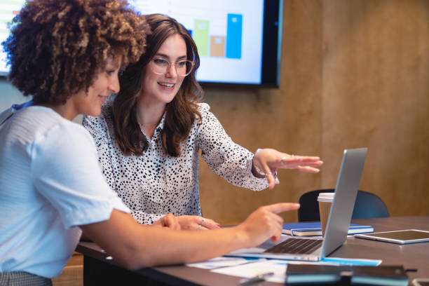 istock Business colleagues working together on a laptop. 1407392462