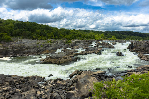 istock Great Falls Park, Viewed From Olmsted Island 1407413762