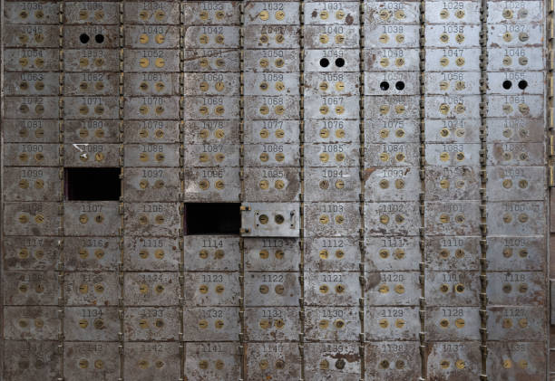 Old Vintage Safety Deposit Boxes - Abandoned Bank in Washington DC