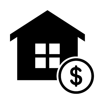 Home and Money Icon.