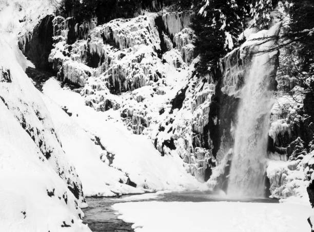 istock Franklin falls, Washington state - beautiful waterfall in winter 1407440240
