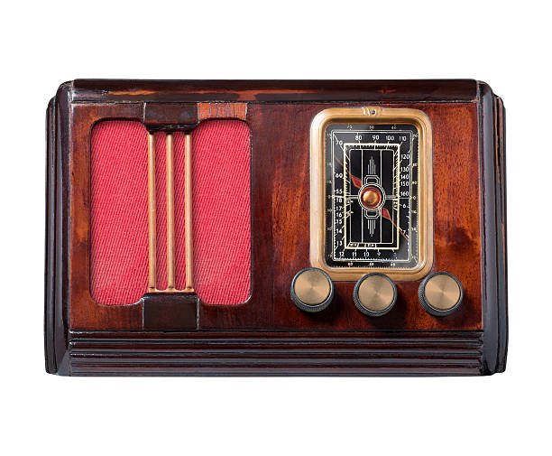 istock Vintage wooden radio. 140744158