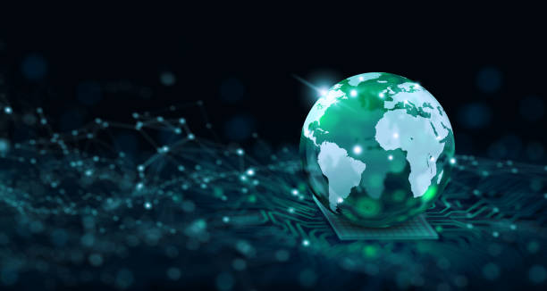 istock Global Business and Network connection concept. 3D illustration. 1407446007