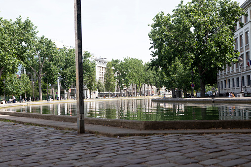 The Canal Saint-Martin neighbourhood of Paris