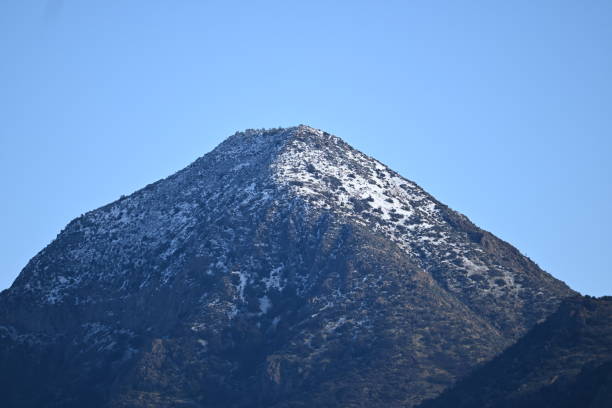 Manquehue hill in Santiago, Chile