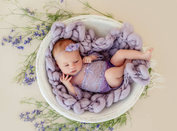istock Sleeping newborn baby girl 1407452149