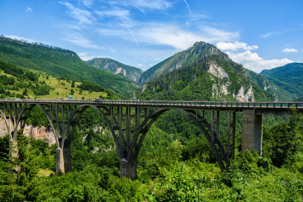 istock Djurdjevic's Bridge - a concrete arch bridge across the Tara River 1407452499