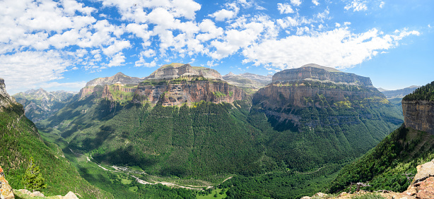 stunning view of a trekking in ordesa national park