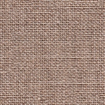Brown linen canvas texture for your beautiful design project work. Seamless square background.
