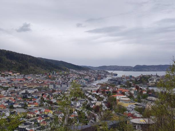 istock Panoramic view of Bergen, Norway 1407476052