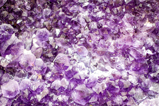 Purple Geode Amethystine quartz