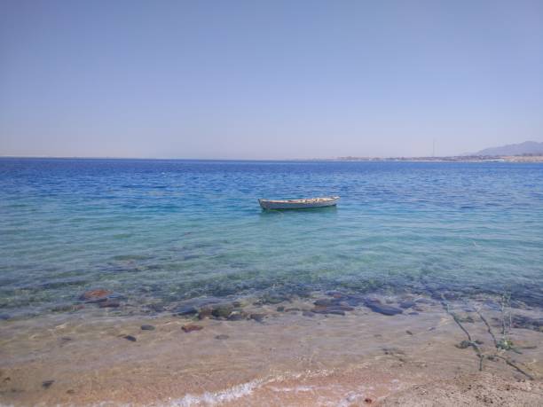 boat on the red sea - safaga - egypt - safaga imagens e fotografias de stock