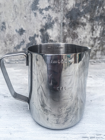 An elegant silver plated water jug.