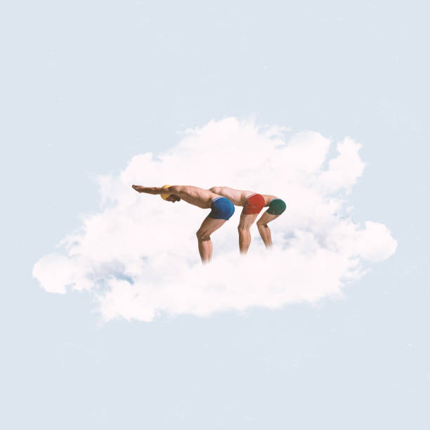 Diving model airplane