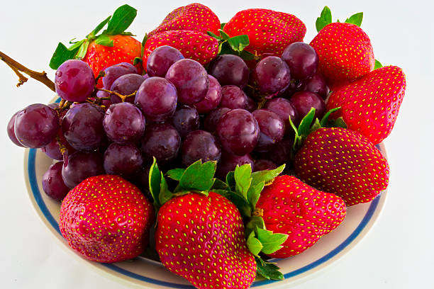 istock Plate of fruits 140749782