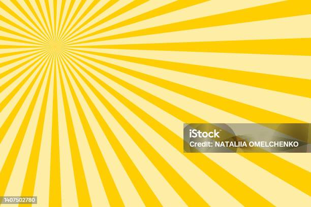 Sun Rays Vector Yellow Yellow Sun Rays Vector Background Stock Illustration - Download Image ...