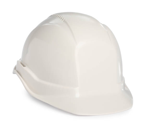 istock Hard hat isolated on white. Safety equipment 1407502999